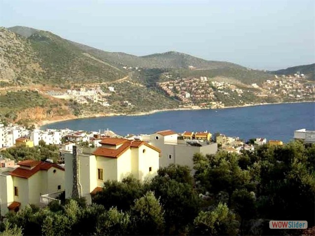 View of Kalkan from Villa